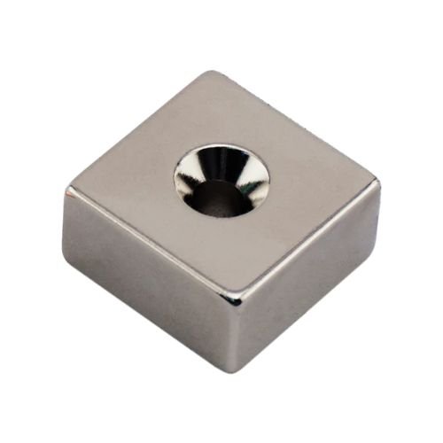 0.209 Neodymium Countersunk Block Magnet