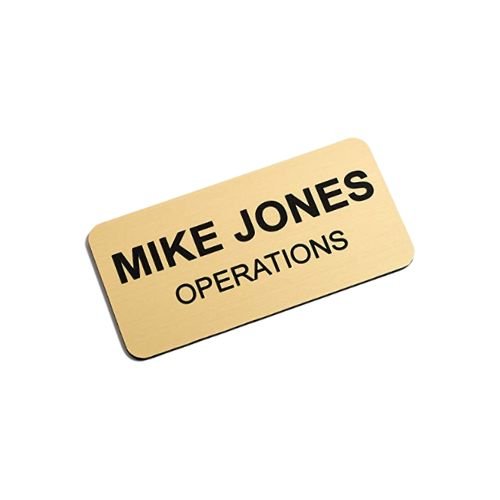 Engraved Magnetic Name Tags